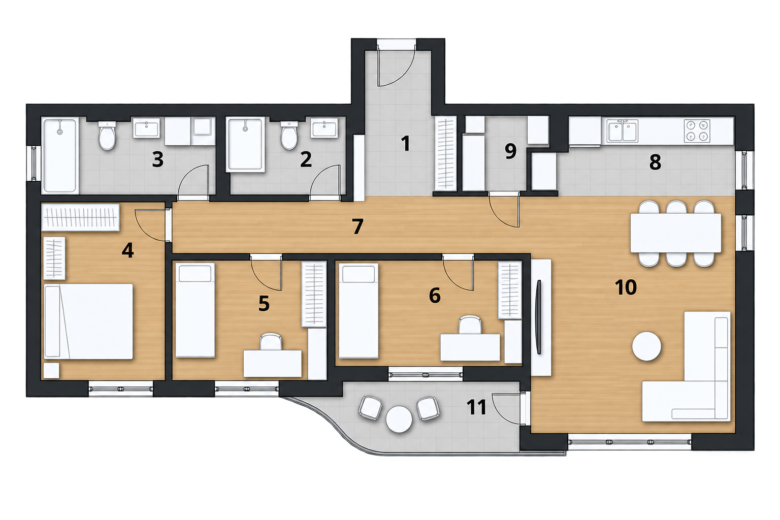 Osnova stana 11